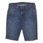 LEVI'S Mens Denim Blue Cotton Casual Shorts M W32 Cut-Off Raw Edge