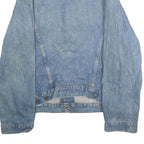 LEVI'S Mens Blue Denim Jacket M Cotton Plain Button Classic Fit