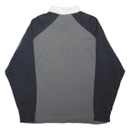 PUMA Mens Navy & Grey St Helens Rugby League Club Long Sleeve Polo Shirt M