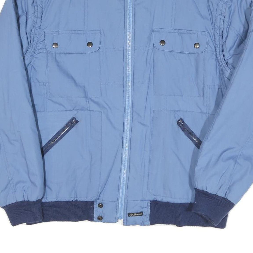 ACKERMANN Mens Blue Jacket XL Polyester Blend Zip Pocket Casual Lightweight