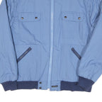 ACKERMANN Mens Blue Jacket XL Polyester Blend Zip Pocket Casual Lightweight