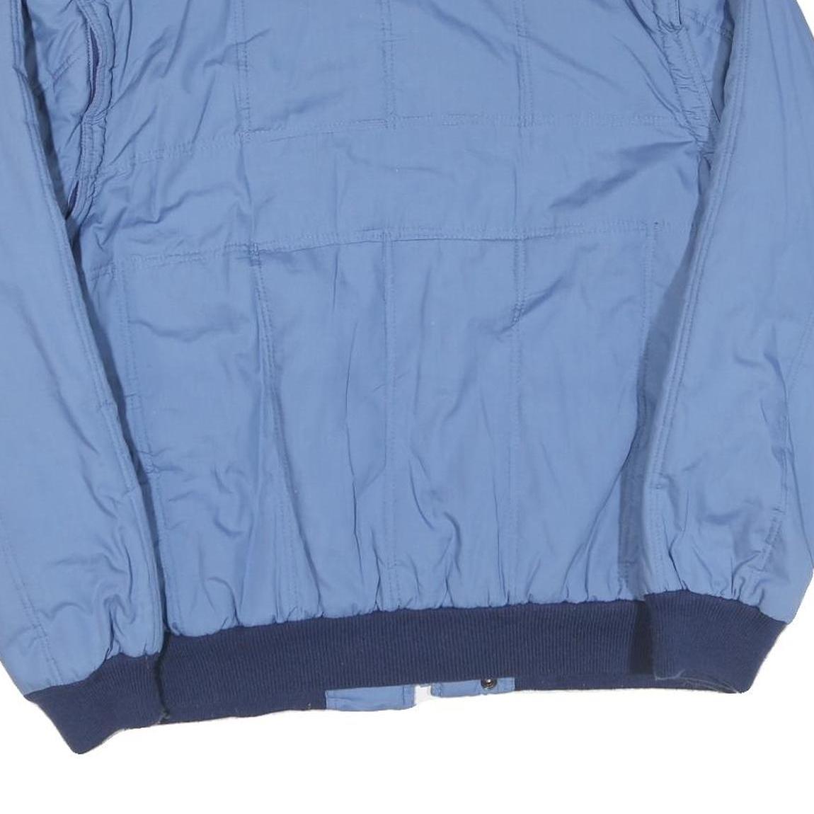 ACKERMANN Mens Blue Jacket XL Polyester Blend Zip Pocket Casual Lightweight