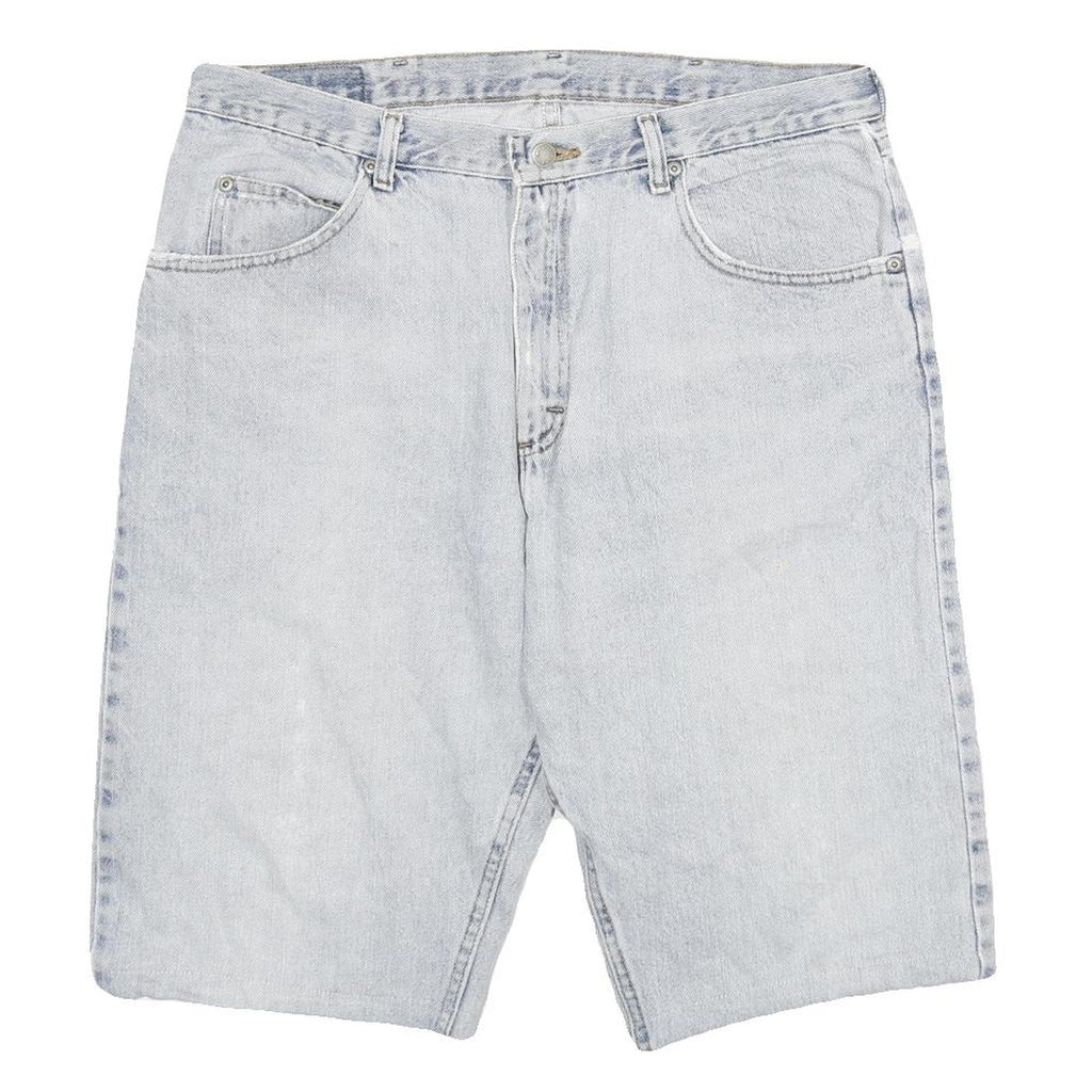 WRANGLER Mens Shorts Light Blue Denim Casual 2XL W35 Classic Cotton Blend
