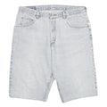 WRANGLER Mens Shorts Light Blue Denim Casual 2XL W35 Classic Cotton Blend