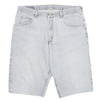 WRANGLER Mens Shorts Light Blue Denim Casual 2XL W35 Classic Cotton Blend