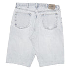 WRANGLER Mens Shorts Light Blue Denim Casual 2XL W35 Classic Cotton Blend