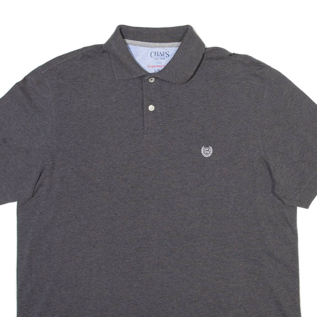 CHAPS Mens Polo Shirt Grey L