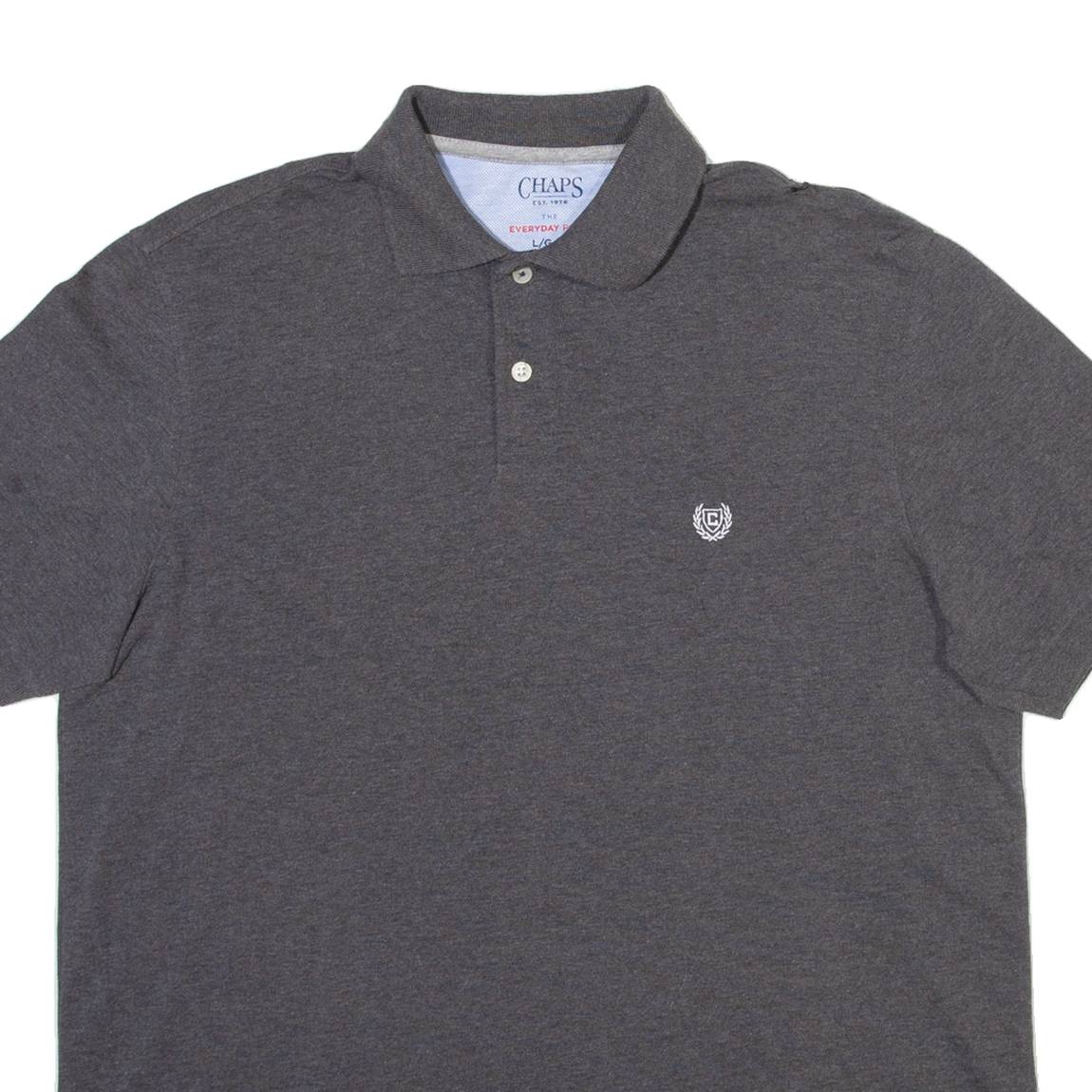 CHAPS Mens Polo Shirt Grey L