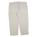 CARHARTT Mens Cotton Blend Beige Loose Tapered Trousers W46 L32 Workwear Utility