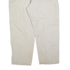 CARHARTT Mens Cotton Blend Beige Loose Tapered Trousers W46 L32 Workwear Utility