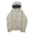 COLUMBIA Womens Beige Outdoor Jacket L Polyamide Plain Lightweight Waterproof