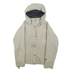 COLUMBIA Womens Beige Outdoor Jacket L Polyamide Plain Lightweight Waterproof