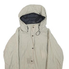 COLUMBIA Womens Beige Outdoor Jacket L Polyamide Plain Lightweight Waterproof