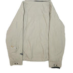 COLUMBIA Womens Beige Outdoor Jacket L Polyamide Plain Lightweight Waterproof