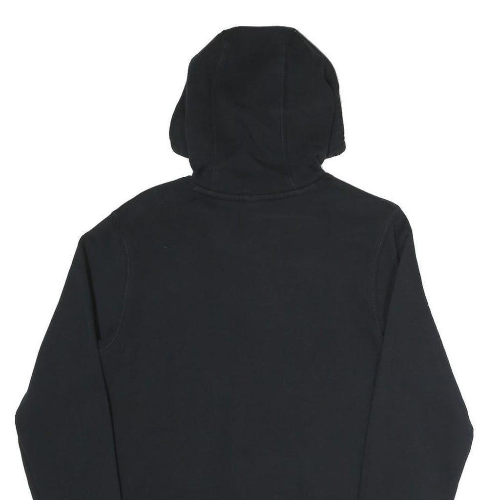 NIKE Mens Black Warriors Pullover Hoodie S Cotton Blend Drawstring