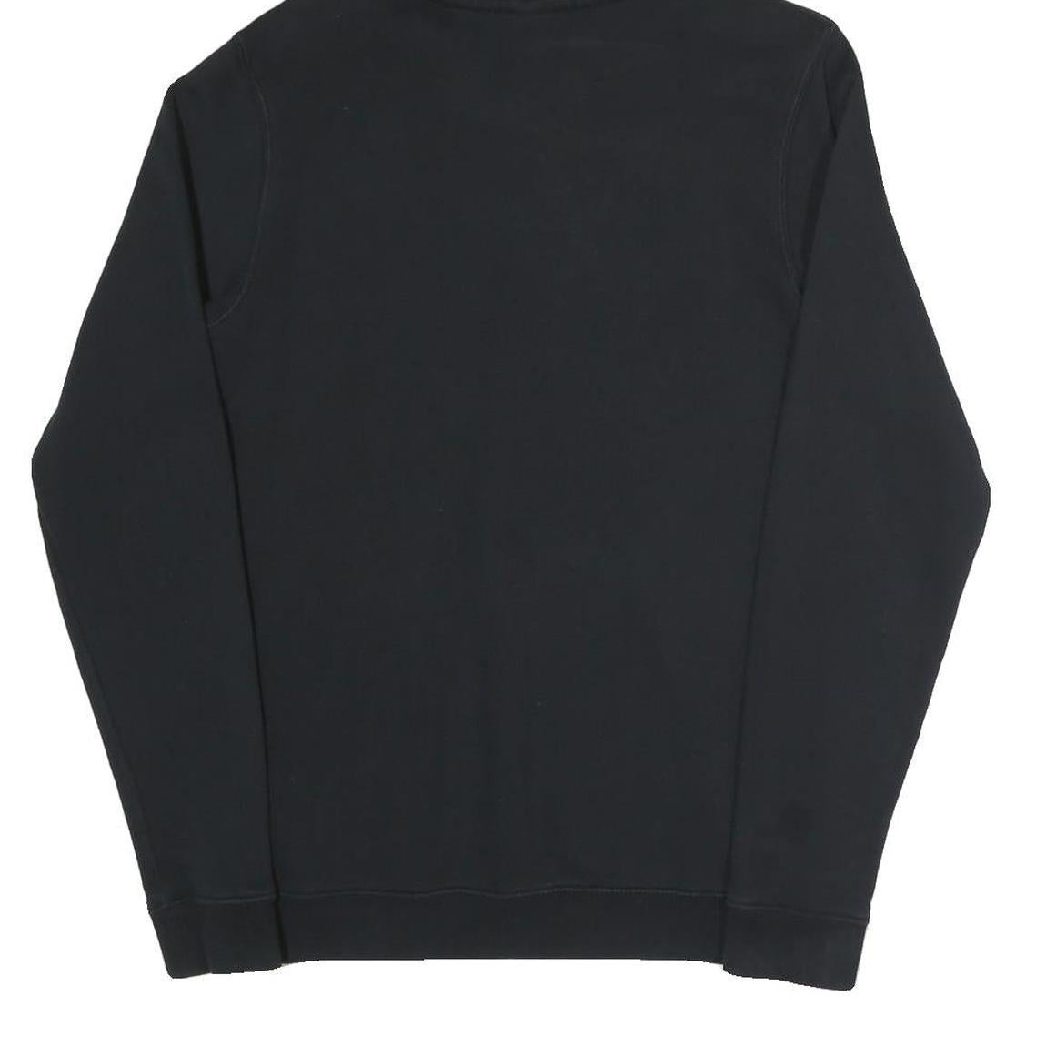 NIKE Mens Black Warriors Pullover Hoodie S Cotton Blend Drawstring