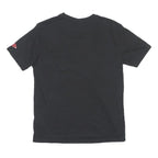 UMBRO Womens Black Graphic T-Shirt M Short Sleeve Round Neck Sports Logo