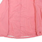 BLAIR Womens Pink Button Jacket S Polyester Blend Plain Casual Lightweight