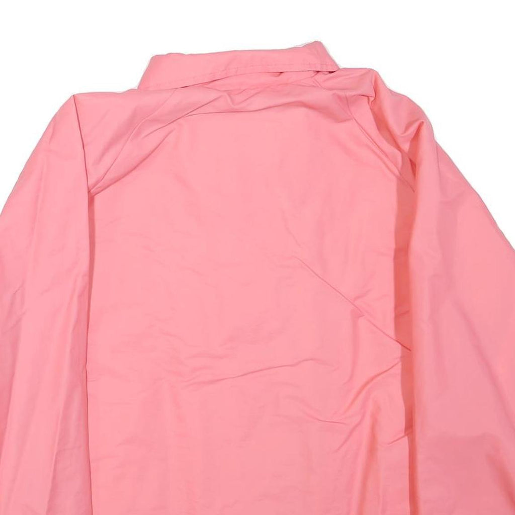 BLAIR Womens Pink Button Jacket S Polyester Blend Plain Casual Lightweight