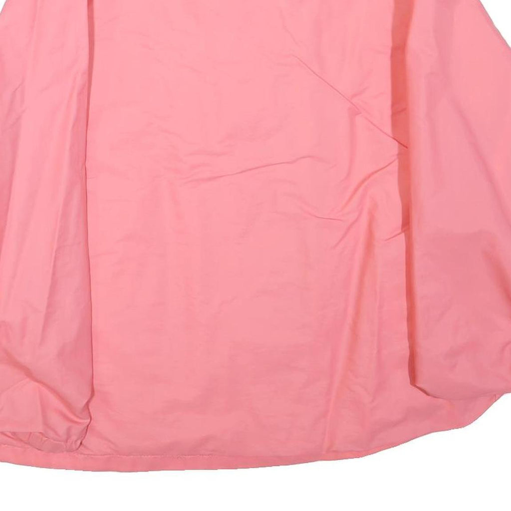 BLAIR Womens Pink Button Jacket S Polyester Blend Plain Casual Lightweight