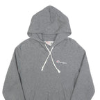 CHAMPION REVERSE WEAVE Womens Grey Hoodie S Cotton Blend Pullover Drawstring