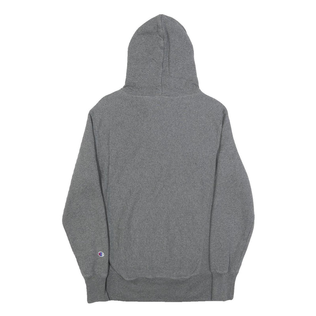 CHAMPION REVERSE WEAVE Womens Grey Hoodie S Cotton Blend Pullover Drawstring