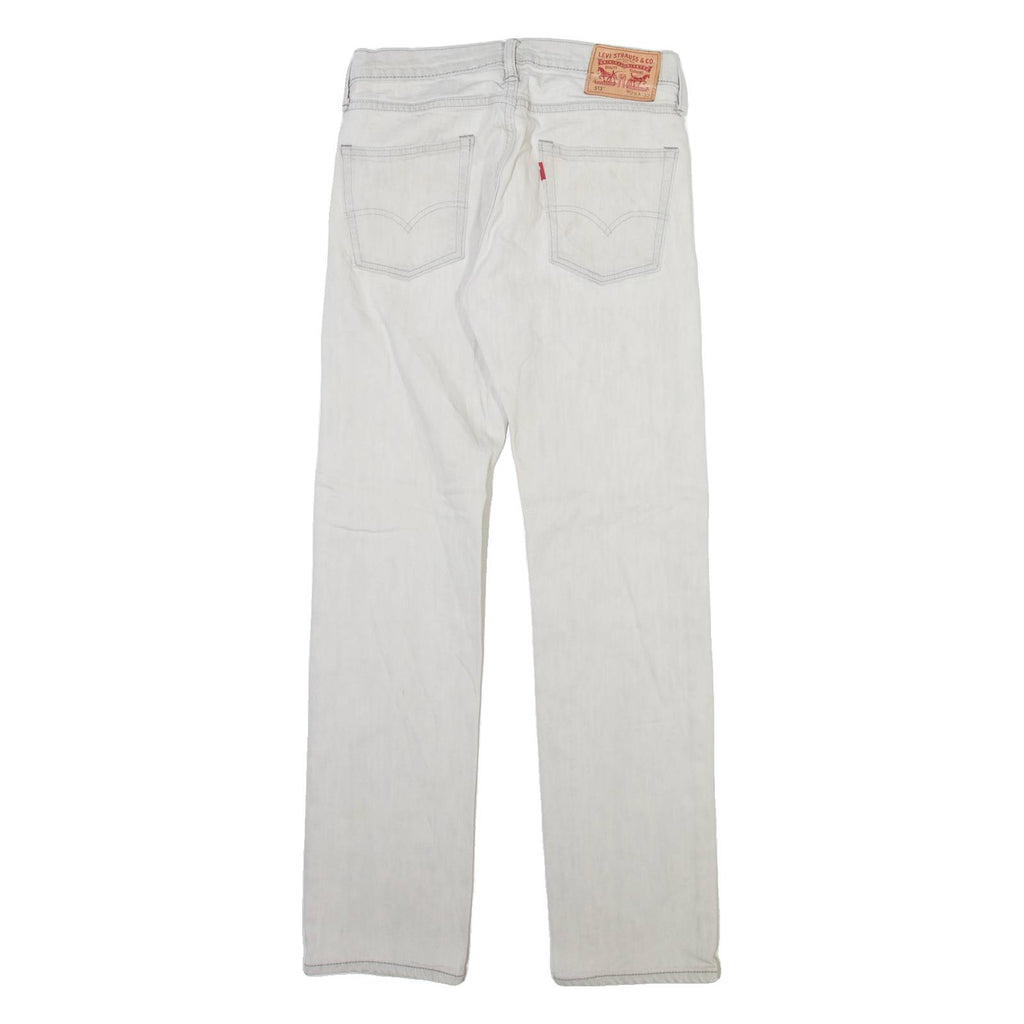 LEVI'S 513 Mens Trousers Grey Slim Straight W29 L32