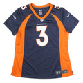 NIKE Womens Blue & Orange Denver Broncos Football Shirt XL Short Sleeve V-Neck