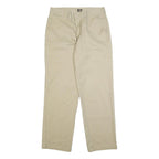 DICKIES Mens Beige Cotton Blend Regular Fit Straight Leg Trousers W29 L29
