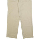 DICKIES Mens Beige Cotton Blend Regular Fit Straight Leg Trousers W29 L29
