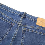CALVIN KLEIN Womens Jeans Blue Regular Straight Denim Medium W32 L28 Zip Cotton