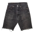 LEVI'S 501 Womens Denim Shorts Grey S W26