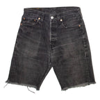 LEVI'S 501 Womens Denim Shorts Grey S W26
