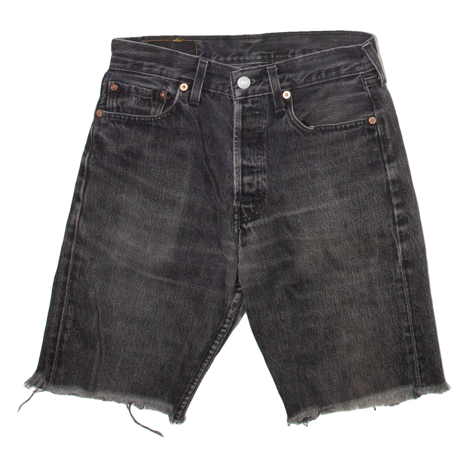 LEVI'S 501 Womens Denim Shorts Grey S W26