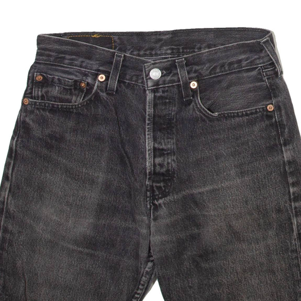 LEVI'S 501 Womens Denim Shorts Grey S W26