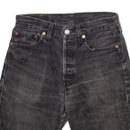 LEVI'S 501 Womens Denim Shorts Grey S W26