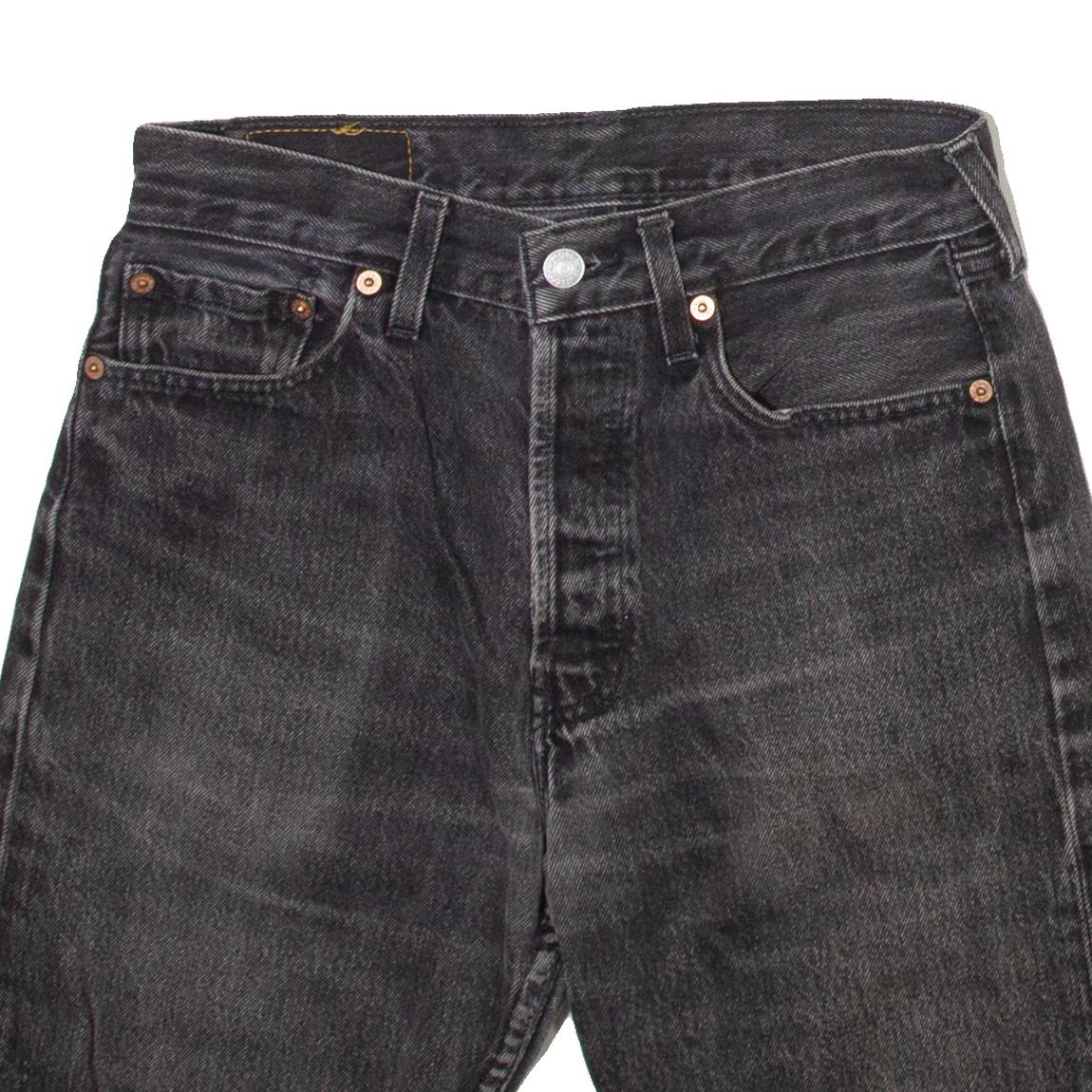LEVI'S 501 Womens Denim Shorts Grey S W26