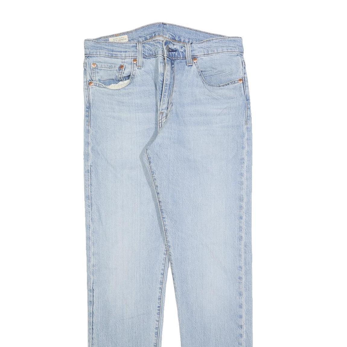 LEVI'S 512 BIG E Mens Jeans Light Blue Slim Skinny Denim W30 L32 Classic Style