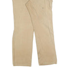 DICKIES Mens Regular Fit Jeans Beige Cotton Blend W36 L34 Workwear Utility Style