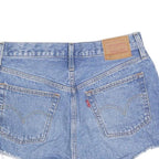 LEVI'S Womens Denim Blue Casual Cut-Off S W27 Distressed Shorts