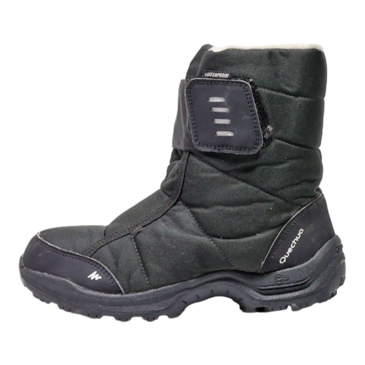 ESSENSOLE Snow Boots Black Synthetic Womens UK 4