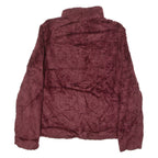 PENDLETON Womens Fleece Jacket Maroon M