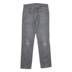 LEVI'S 511 Mens Jeans Grey Slim Skinny Denim Medium W30 L30 Classic Zip