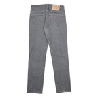 LEVI'S 511 Mens Jeans Grey Slim Skinny Denim Medium W30 L30 Classic Zip