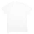 TOWNCRAFT Mens White V-Neck T-Shirt Cotton Blend L Short Sleeve Plain Classic