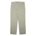 POLO RALPH LAUREN Mens Cotton Blend Beige Classic Straight Trousers W36 L32