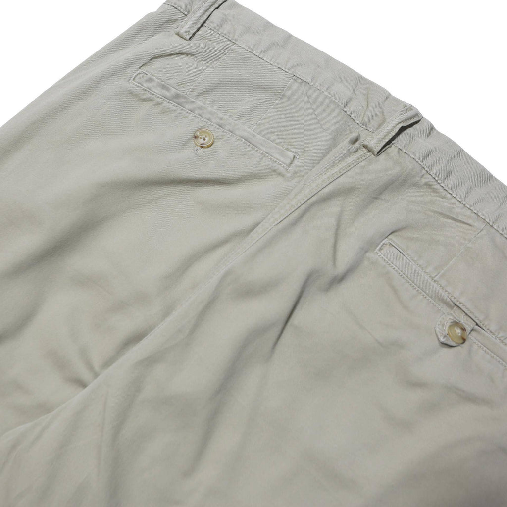 POLO RALPH LAUREN Mens Cotton Blend Beige Classic Straight Trousers W36 L32