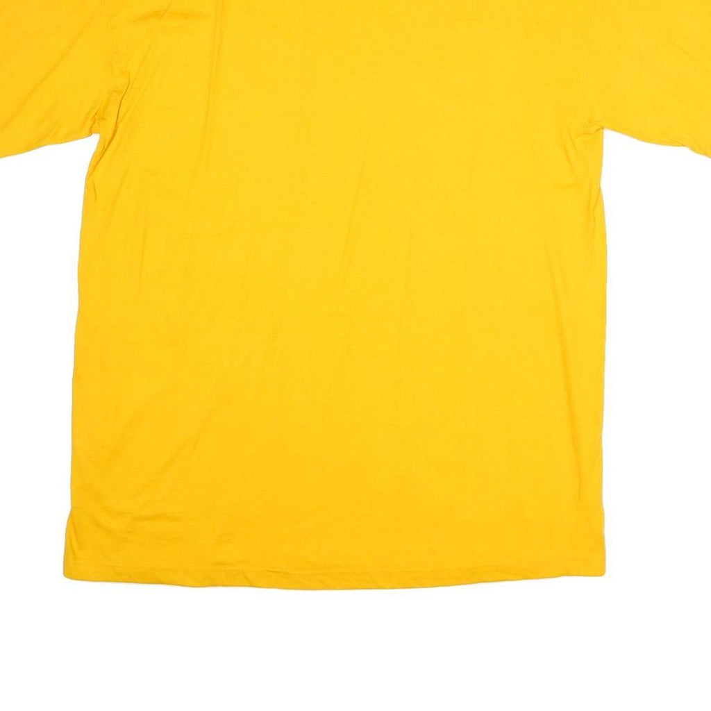 ADIDAS Mens Yellow Beckham 23 LA Galaxy Graphic T-Shirt XL Short Sleeve Crew