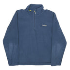 REGATTA Mens Blue Outdoor Pullover Plain Crew Neck Basic Knit S Fleece Jumper