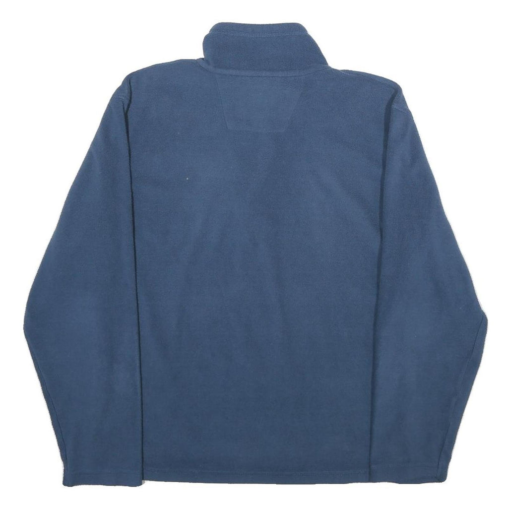 REGATTA Mens Blue Outdoor Pullover Plain Crew Neck Basic Knit S Fleece Jumper
